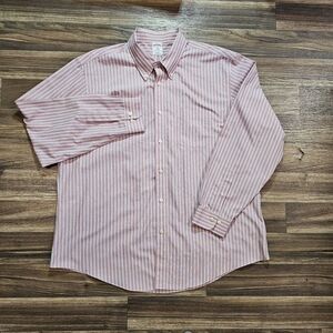 Brooks Brothers "Regent" Non-Iron Men's XXL Red Stripe